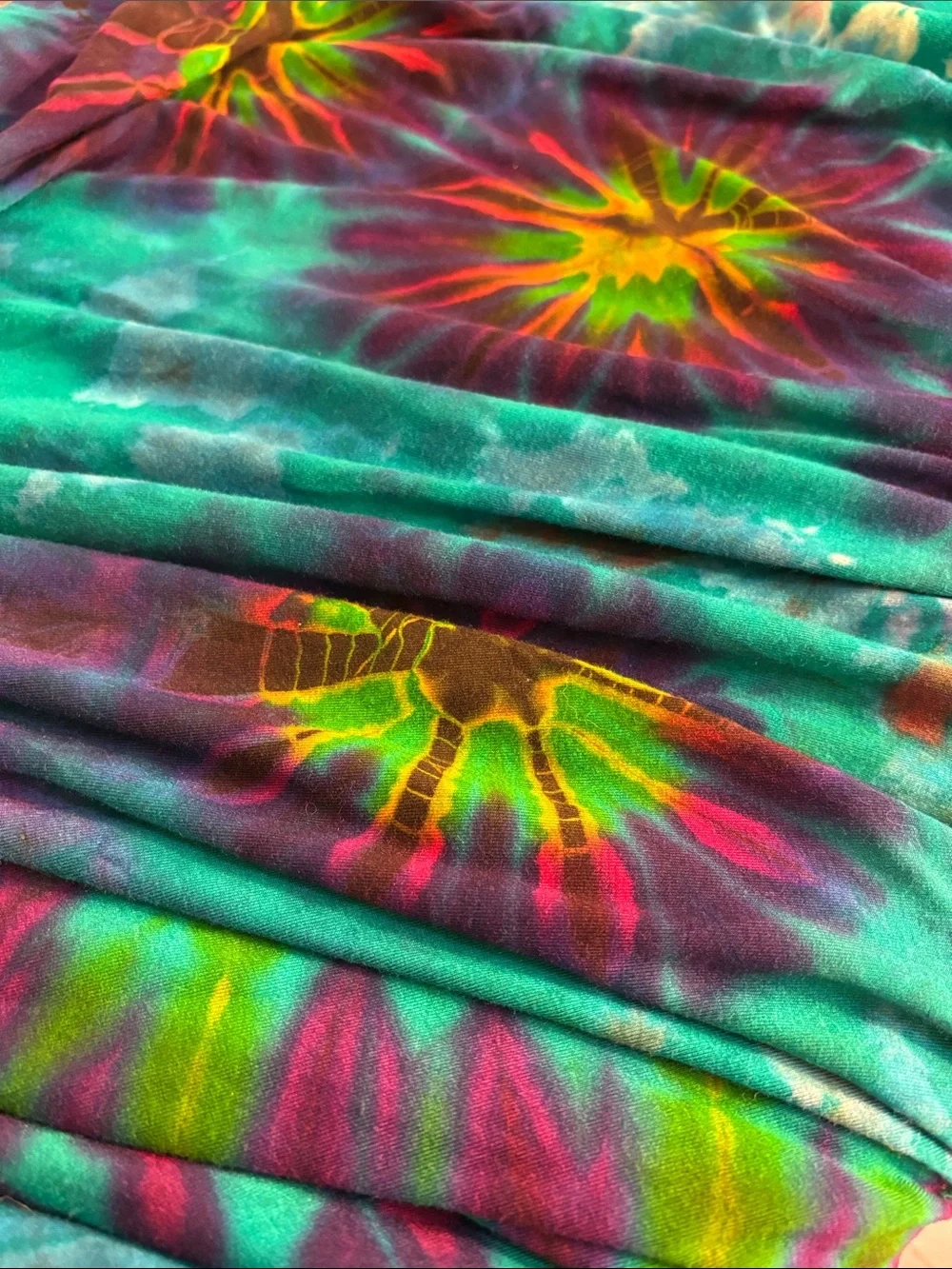 Jayli - Turquoise Tie-Dye Sleeveless Maxi Dress w/ Scoop Back Festival Dance Fun